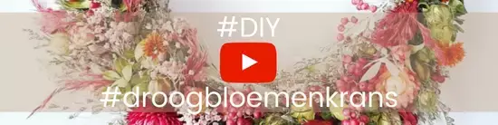 DIY - Droogbloemenkrans maken