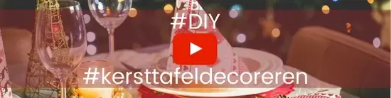 DIY - Kersttafel versieren
