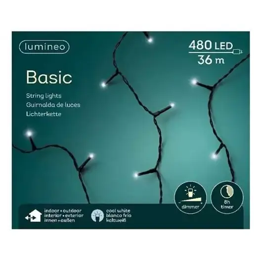 Basic lights 480L 36m - koel wit - afbeelding 2