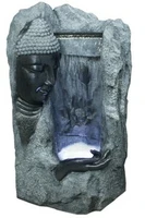 Boeddha met waterval
