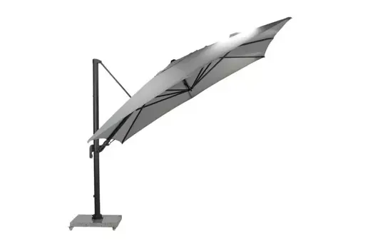 Garden Impressions Hawaii Big Pole zweefparasol Ø350 cm - lichtgrijs - afbeelding 4