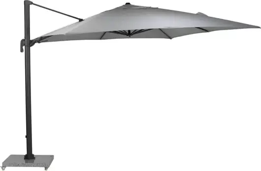 Garden Impressions Hawaii Big Pole zweefparasol Ø350 cm - lichtgrijs - afbeelding 1