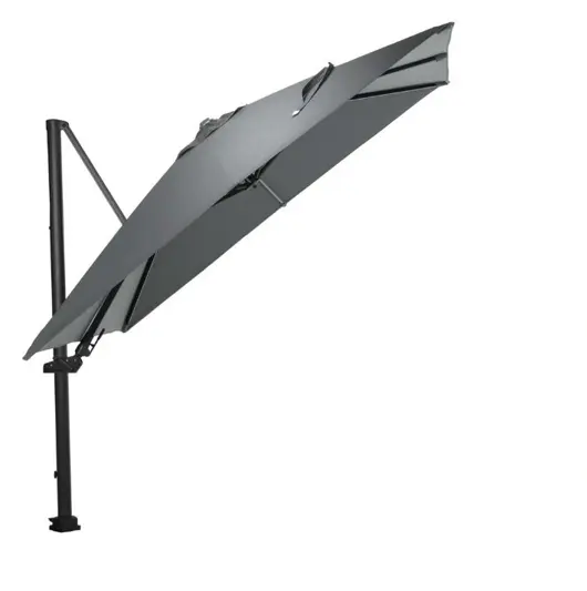 Garden Impressions Hawaii zweefparasol Lumen 300x300 cm - antraciet - afbeelding 2