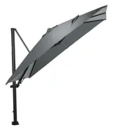 Garden Impressions Hawaii zweefparasol Lumen 300x300 cm - antraciet - afbeelding 2