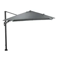 Garden Impressions Hawaii zweefparasol Lumen 300x300 cm - antraciet - afbeelding 1