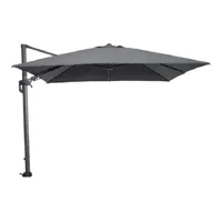 Garden Impressions Hawaii zweefparasol 300x300 cm - antraciet