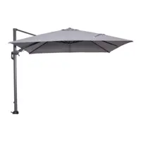 Garden Impressions Hawaii zweefparasol 300x300 cm - lichtgrijs - afbeelding 1