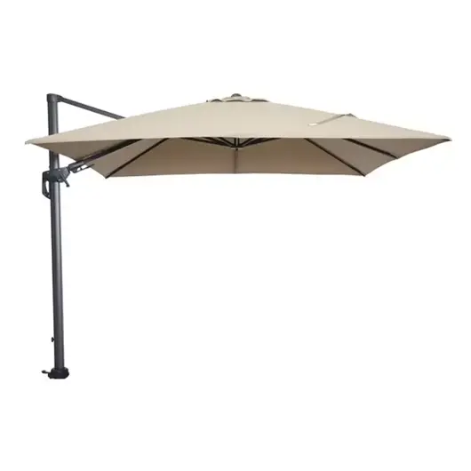 Garden Impressions Hawaii zweefparasol 300x300 cm - taupe - afbeelding 1