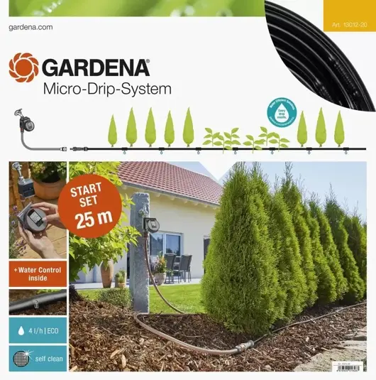 GARDENA startset M voor rijplanten met besproeiingscomputer - afbeelding 1