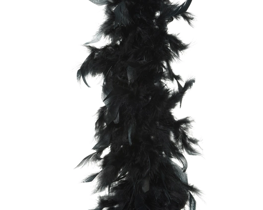Guirl.boa veer d15l184cm zwart