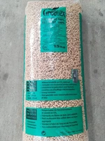 Houtpellets greenex 15kg - 100% belgisch naaldhout per zak - afbeelding 1
