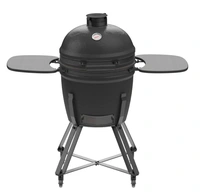 Kamal XL kamado d59.5cm mat zwart - afbeelding 1