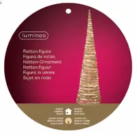 Led piramide l17b17h60cm-32l w.wt - afbeelding 2