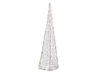 Lumineo LED piramide acryl 118 cm buiten - warm wit