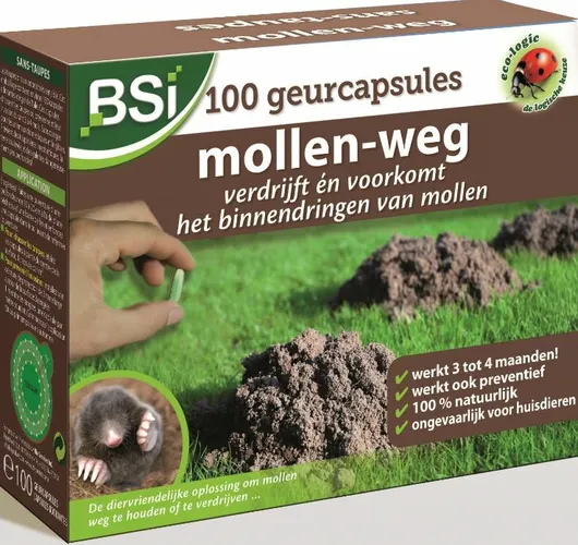 Mollen-Weg 100 geurcapsules Toel.nr.1417B