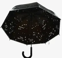 Paraplu transparant sterrenhemel