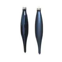 pegel glas glans-mat Ø 3 cm - nachtblauw - afbeelding 2