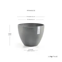 Pot antwerpen d30 grijs