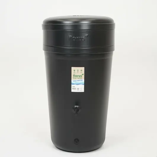 Regenton 200l zwart - afbeelding 1