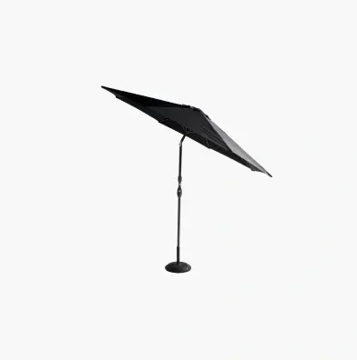 Sunline parasol - zwart - Ø300 cm - afbeelding 1