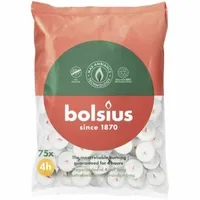 Theelicht wit 4u 75st zak